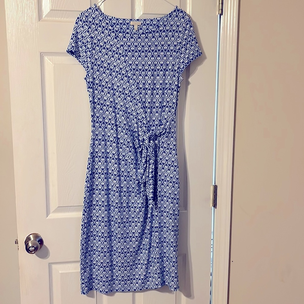 Blue and White Talbots Dress